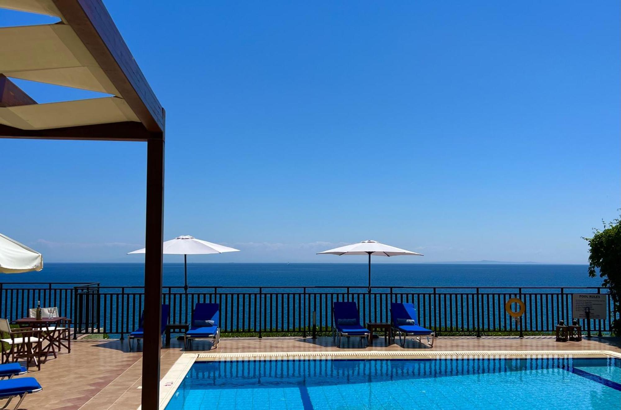 Villa Seagull Skala  Bagian luar foto