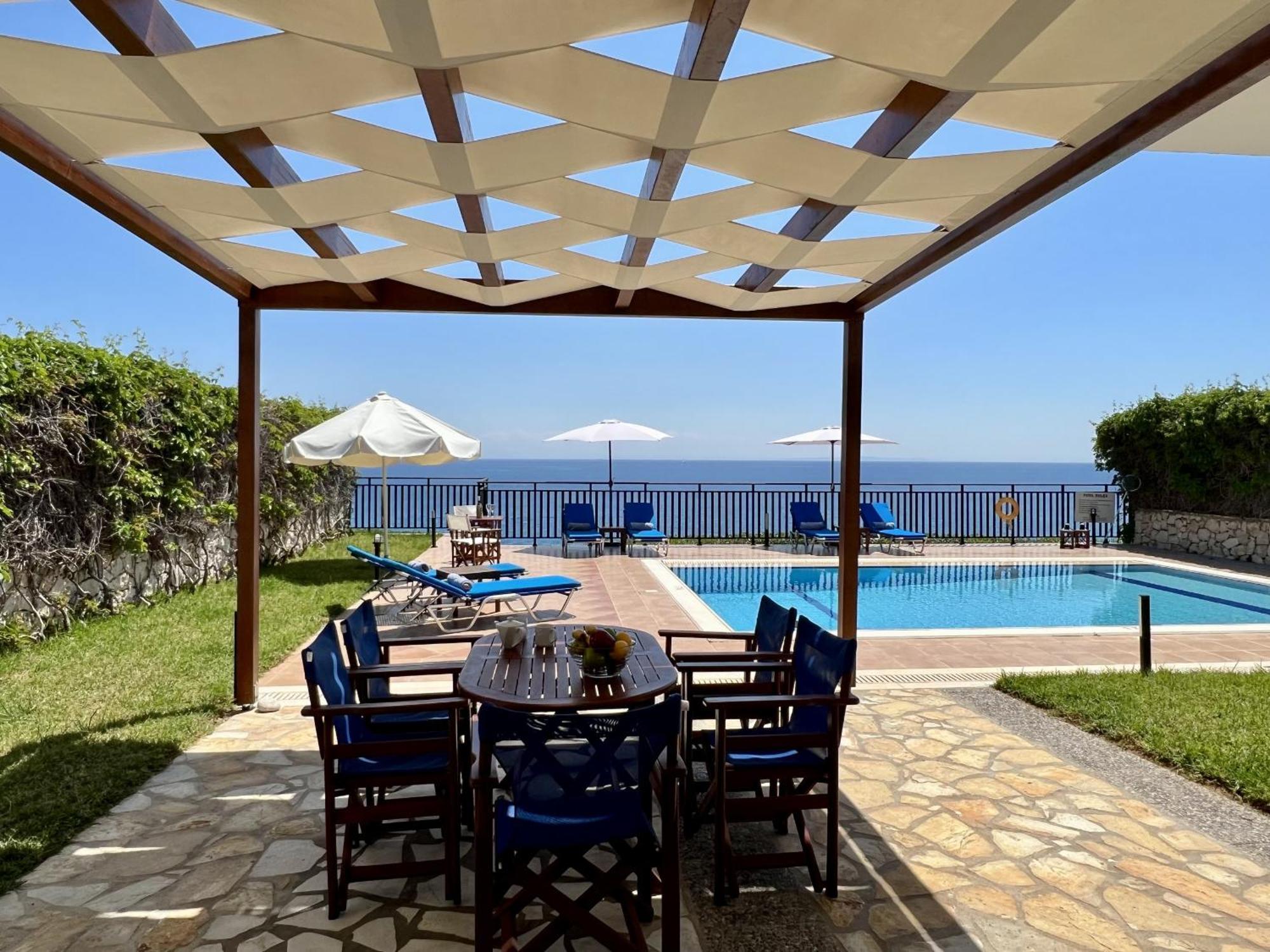 Villa Seagull Skala  Bagian luar foto